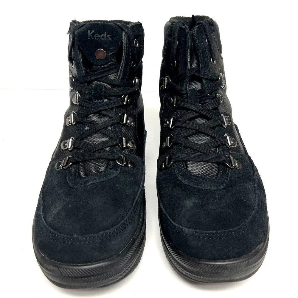Keds Women's Midland Boots Black Size 9.5 M